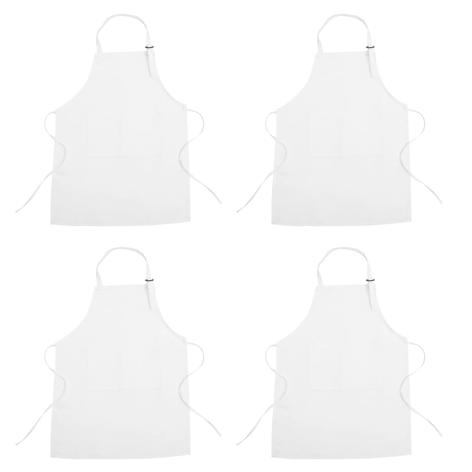 4 Pcs Painting Apron Toddlers Smock Children Overalls Adjustable for Aprons Kid Polyester Kids Drawing