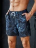 Men's quick-drying Hawaiian shorts with floral and leaf print 3D beachwear soft loose casual novelty summer novelty shorts 1