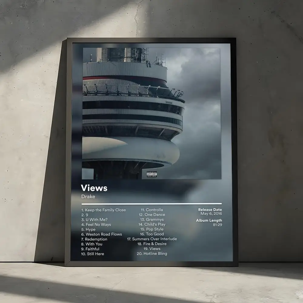 Sänger-Rapper D-Drake Album-Cover-Poster, dekorative Wandkunst-Aufkleber, Wandbild, Fotodruck für Zuhause, Wohnzimmer, Flur, Dekoration – Detail 20