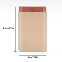 Pill Box Portable Tablet Organizer Holder Medicine Storage Container Fashion Pink Letter Pattern Drug Case Travel Dispenser 2