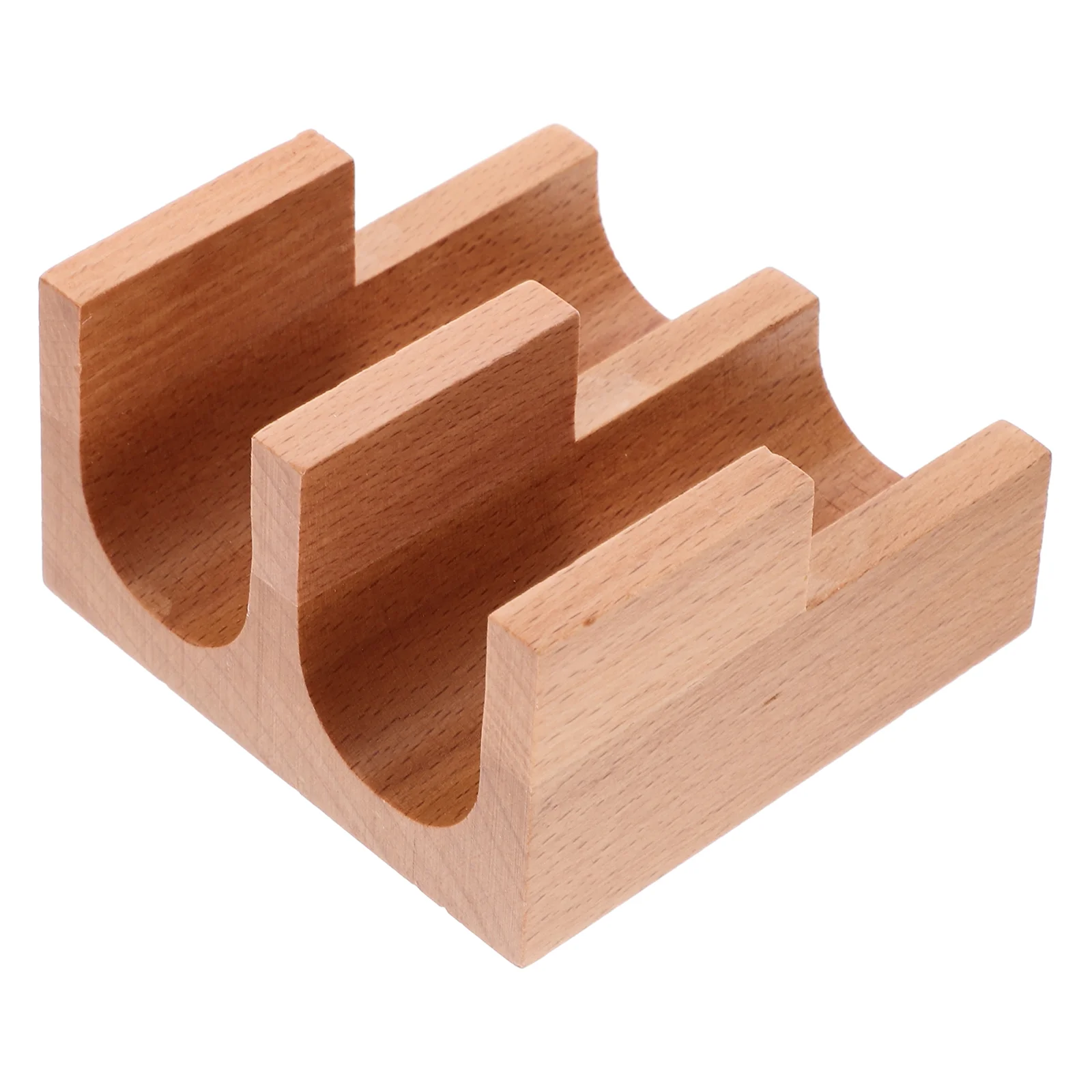 

Japanese Hand-held Sea Urchin Rack U-shaped Sushi Taco Roll Presentation Style Plate Wooden