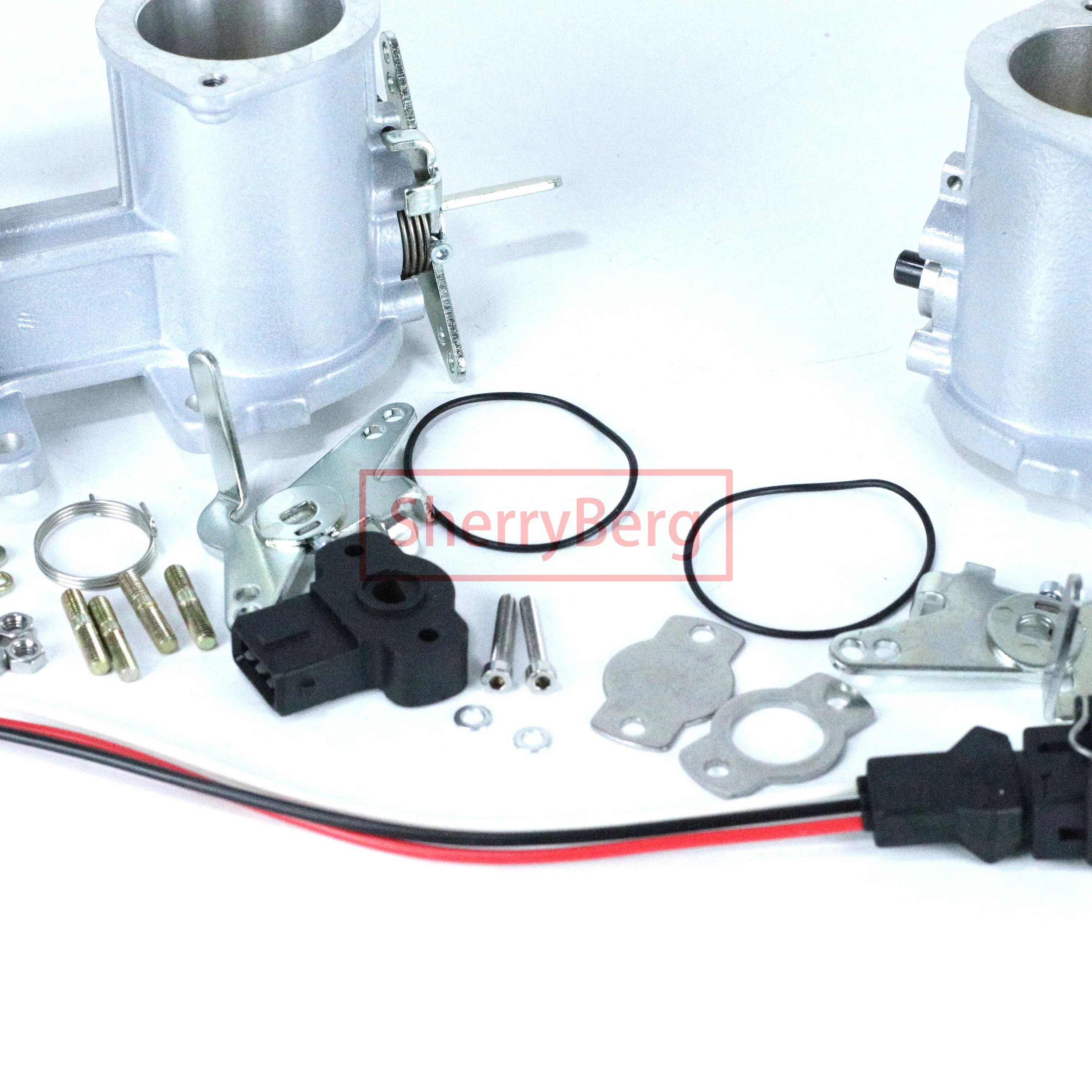SherryBerg 듀얼 42IDF 스로틀 바디 및 TPS, Jenvey Dellorto EMPI EMP Solex Fajs Zenith IDF Carb 84mm, 높이 TFP42I 42mm Weber