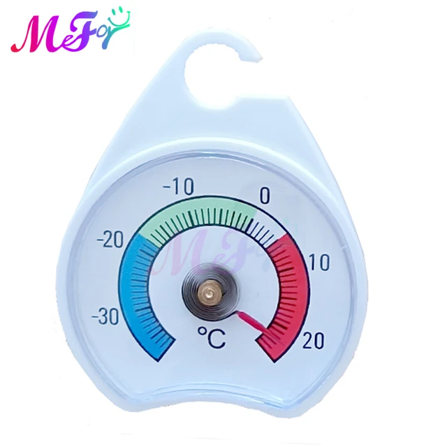 Termómetro para refrigerador de cocina, medidor de temperatura de tipo  puntero, Sensor, Mini congelador, hogar,-30 °C ~ 20 °C - AliExpress