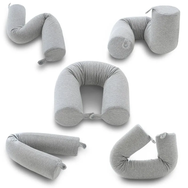 IdeaShow Black Neck Protecting U-shaped Pillow Airplane Car Office Nap  Pillow Travel Pillow Sale - Banggood USA Mobile