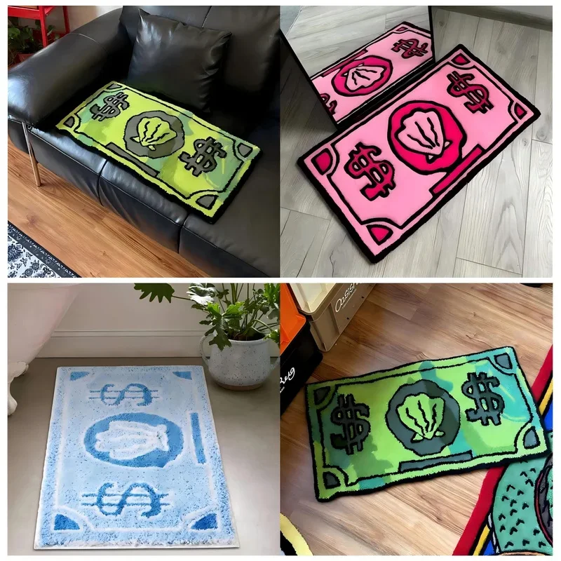 VIKAMACoinFauxCashmereCarpetBathroomAbsorbentNon-slipPadBedroomDecorativeBedsideRugDirtyResistantHomeDecorating-AliExpress