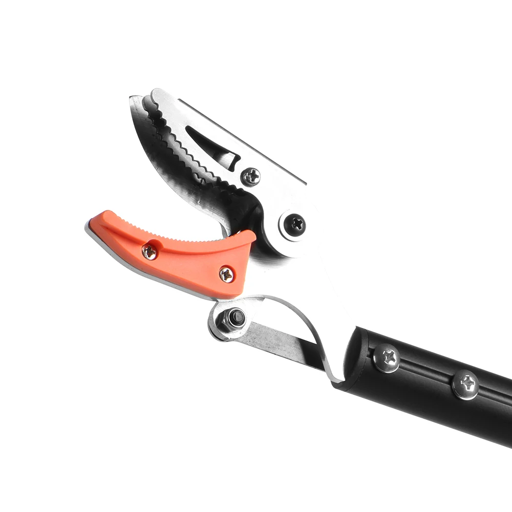 Industrial Telescopic Fruit Picker Long Reach Electric Pruning Shears Aluminum Lightweight Pole Pruner Garden Clippers For