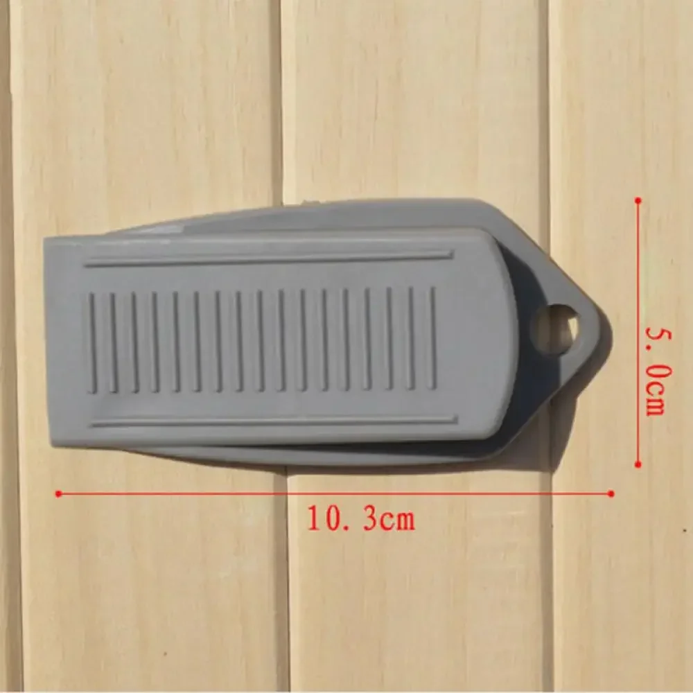 Door stopper 2pcs rubber wedge convenient mouse design door stop holder guard baby safety protector home office