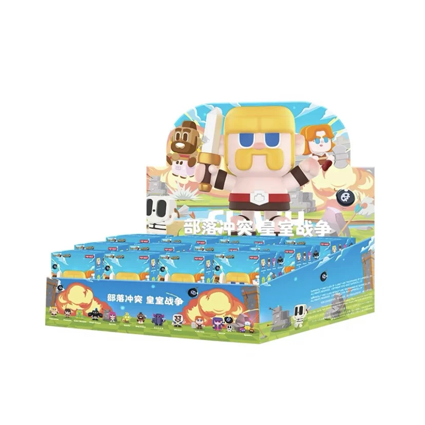 thumbnail image 1 of POP MART Clash of Clans & Clash Royale Classic Character Mystery Box Action Figurine Blind Box Toys Ornaments Dolls Boys Gift, 1 of 5