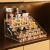3/5/7 Layers Desktop Perfume Shelf Acrylic Cosmetic Organizer Perfume Storage Rack Bathroom Organizer for Cosmetics 4