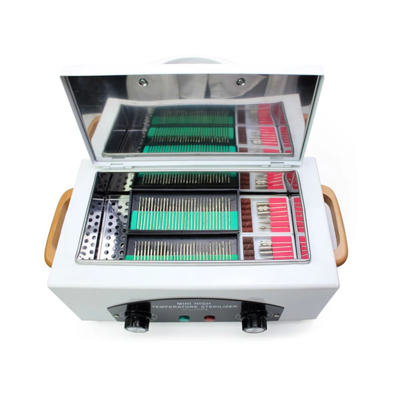 High Temperature Sterilizer UV Disinfection Cabinet 300W Nail Salon Sterilizer Hot Air Disinfection Cabinet Nail Beauty