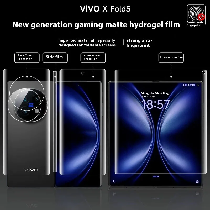 Matte Hydrogel Soft TPU Full Body Screen Protector - 4-in-1 Film