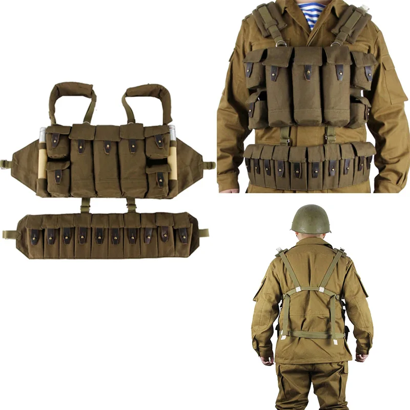 Outdoor Sport Soviet Russia Tactical Vest Military R22 Chest Hanging 56 Punch Carrying Gear Equipped Lifchik-2