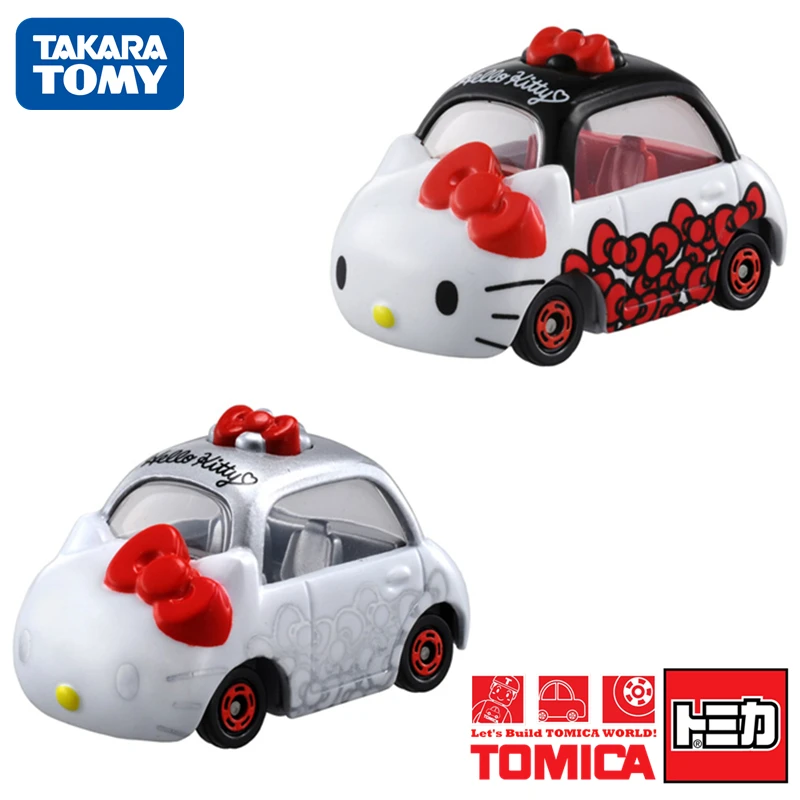 

Takara Tomy Dream Tomica Sanrio Hello Kitty 45th Anniversary Set 2 Cars Diecast Toy Car