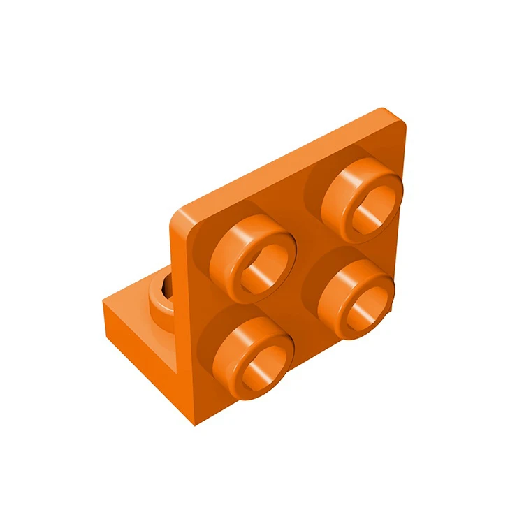

10 шт. MOC части кирпича 99207 кронштейн 1x2-2x2 перевернутый совместимый строительный блок частицы DIY разборный Детский пазл игрушка подарок