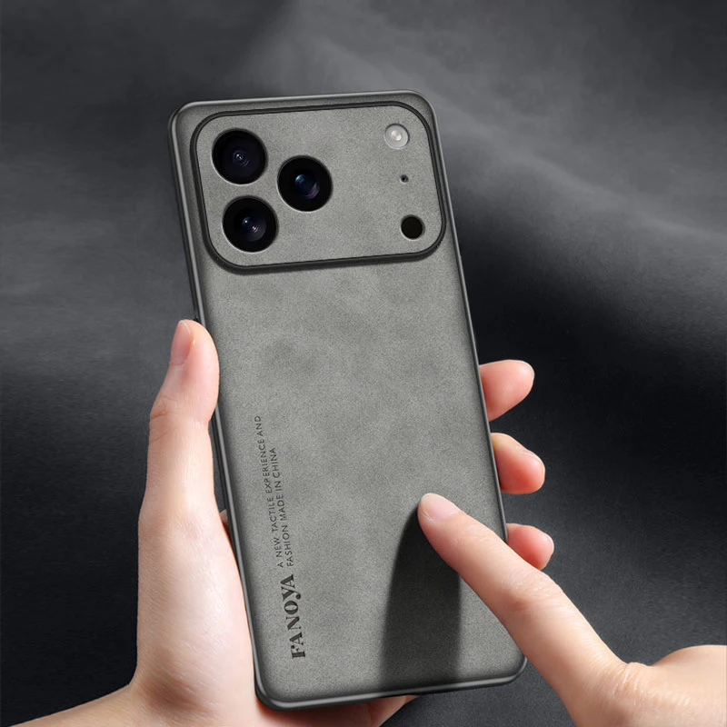 Luxury Sheepskin PU Leather Phone Case with Protective Stand Back Cover