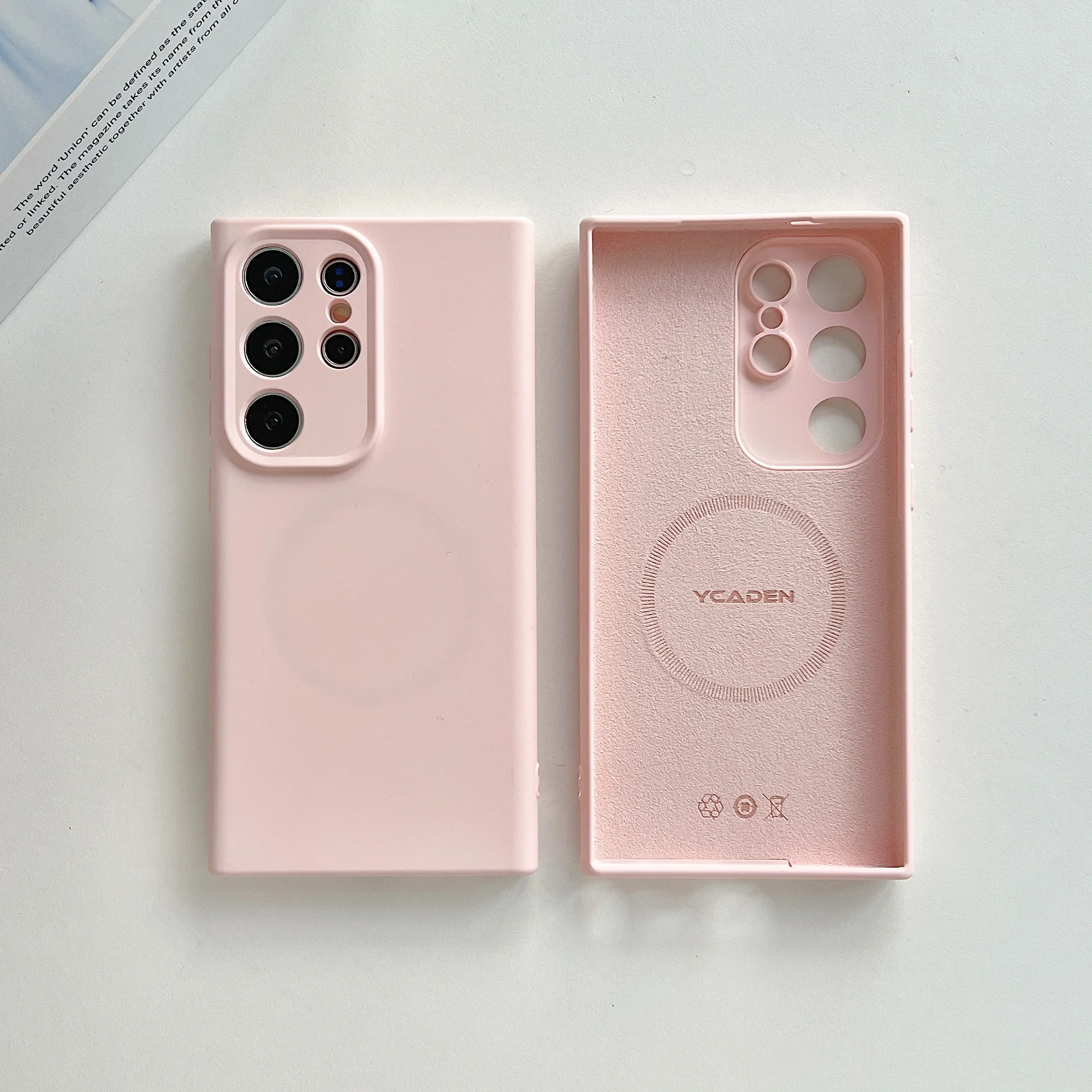 Luxury Liquid Silicone Soft Shockproof Case with MagSafe Magnetic Compatibility