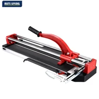 Coupe-carreaux manuel professionnel 0,8m 1m 1,2m avec positionnement laser, rails simples, pour céramique et porcelaine, avec guide laser et boîtier 1