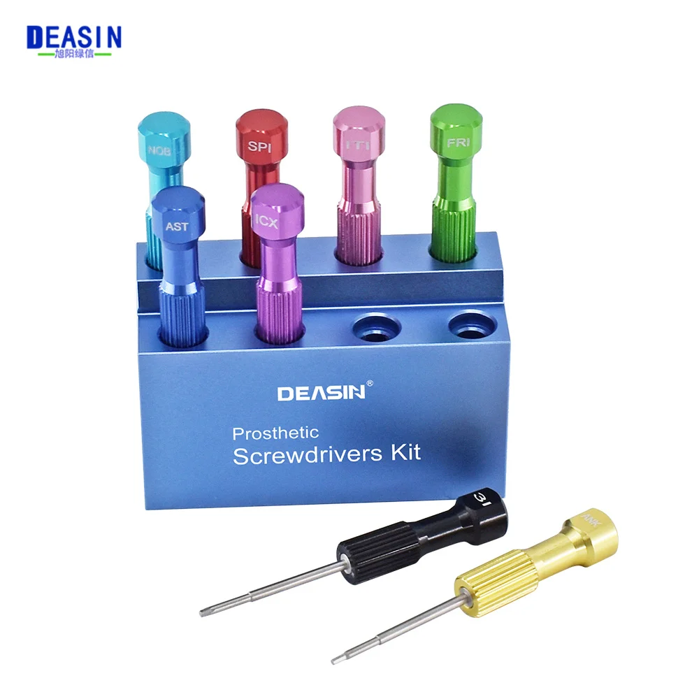 치과 임플란트 나사 드라이버, 치과 도구 키트, 마이크로 스크루 드라이버, 치과 의사 기구 하이 퀄리티, 8 개, 신제품