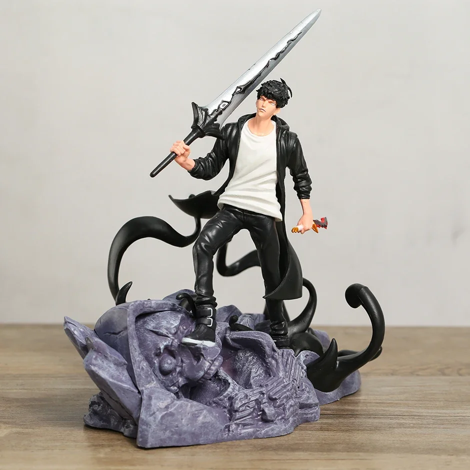 Фигурка Sung Jin Woo, 18 см, фигурка, идеальная модель, игрушка в подарок