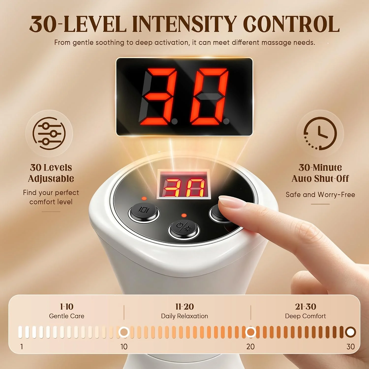 Electric Meridian Brush GuaSha Lymphatic Drainage Massager Anti Cellulite Massage Tool Body Sculpting Machine for Leg Arm Belly - immagine 3