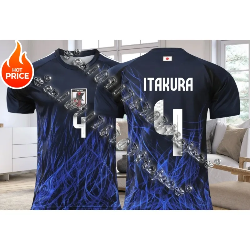 Japanese National Team Special Edition Anime Jersey Men's Sports Casual T-shirt Children's Short Sleeved Shirt