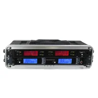Professional microphone for 2U 3U 4U flight case for microphone power amplifier dj mixer digital processor 1