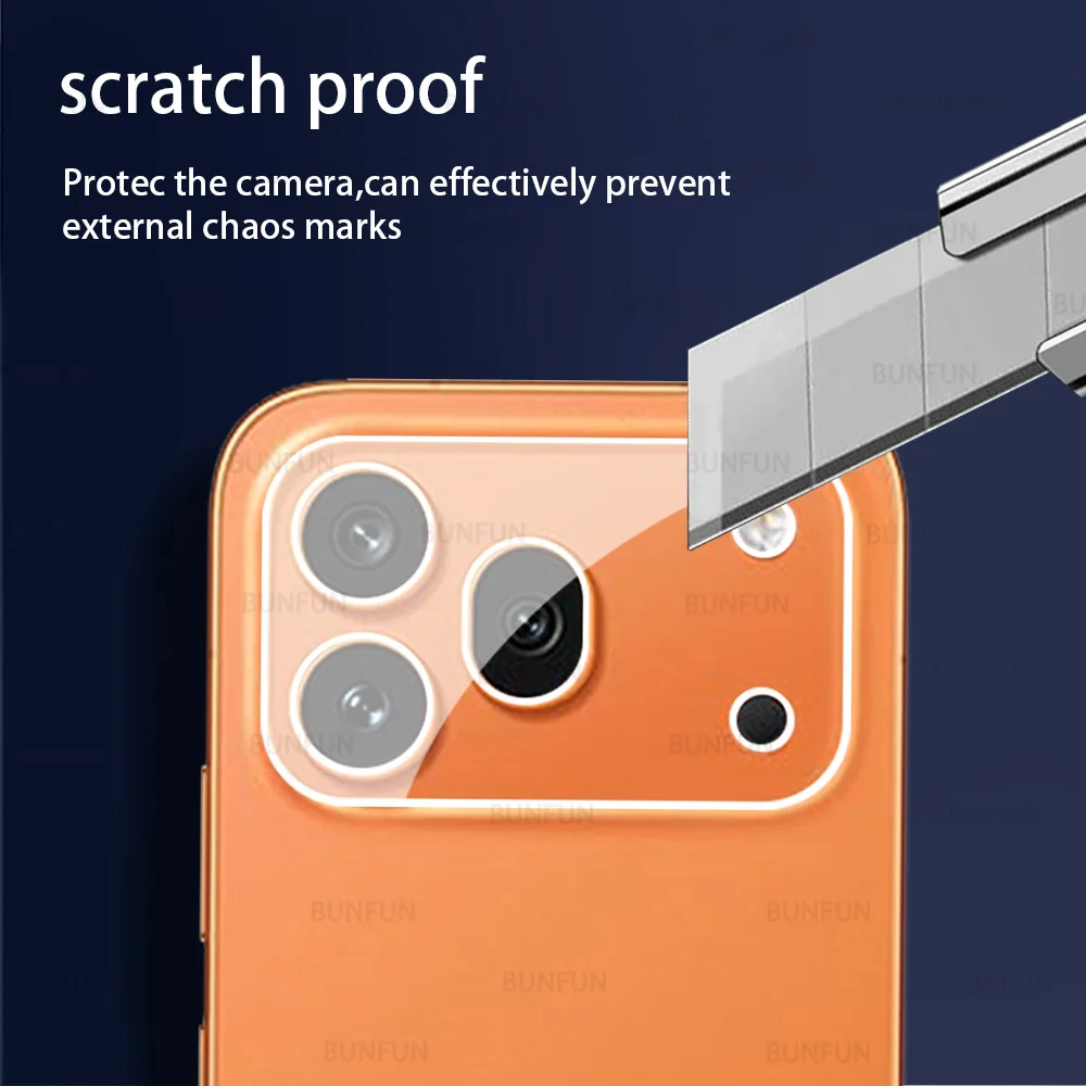 Premium Back Camera Film Protector - 3 Pack Tempered Glass for Enhanced Durability - Case Friendly Design