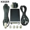 KSGER DIY Hot Air Gun Rework Station Solder Hot Air Fun Dryer Electronic OLED Nozzle Stand DIY Welding Tool Heating Element 700W 1