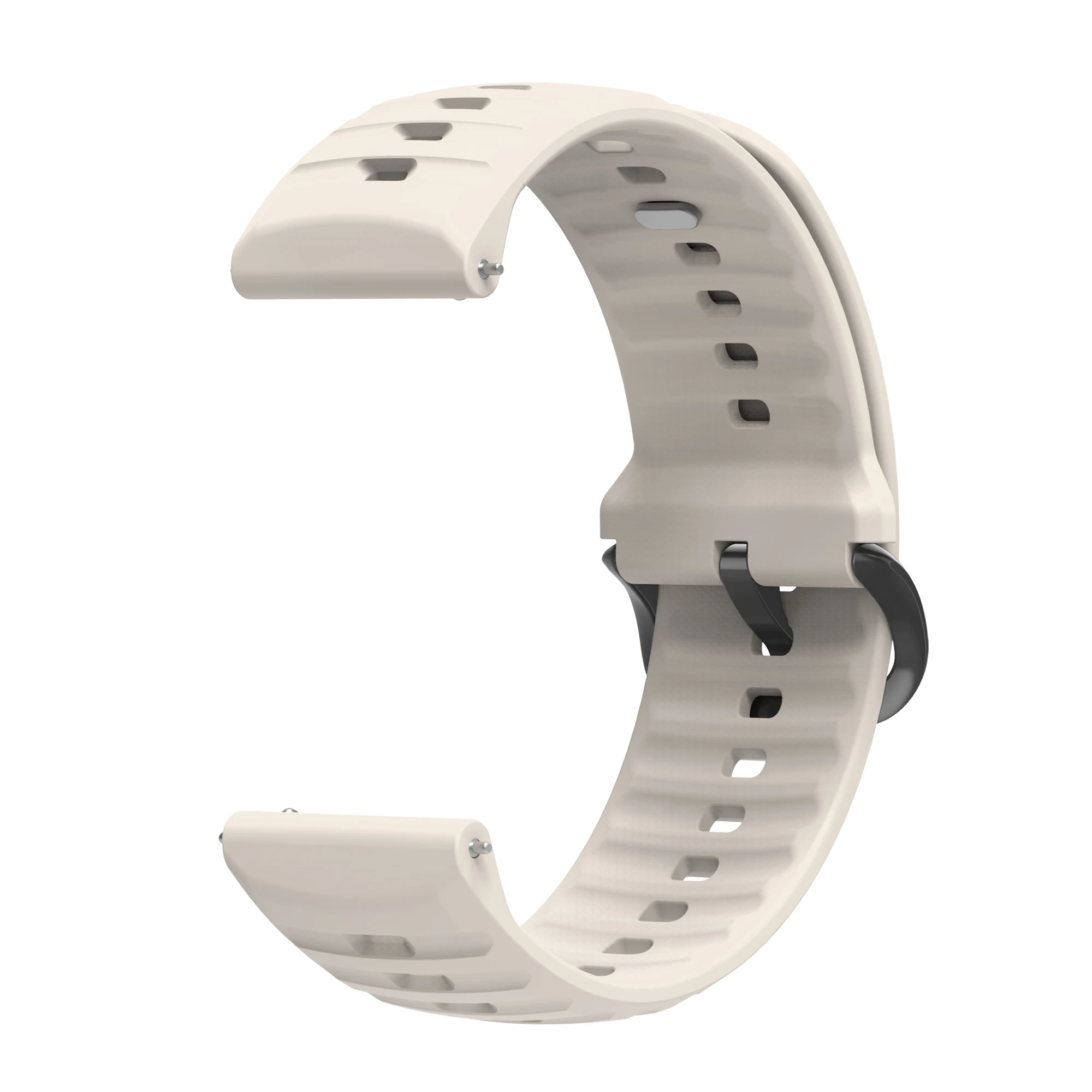 Deluxe Silicone Wristband Bracelet - Universal 22mm/24mm Strap