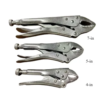 Pinza di bloccaggio per carichi pesanti da 4/5/7 pollici Morsetto in metallo regolabile per riparazioni di saldatura per la lavorazione del legno Strumento di pressione multifunzionale 1