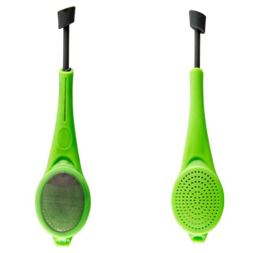 

Tea Infuser Built-in plunger Healthy Intense Flavor Reusable Tea bag Plastic Tea&Coffee Strainer Measure Swirl Steep Stir&Press