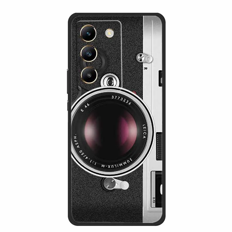 Black Silicone Soft Phone Case - Durable and Stylish Back Cover  Bag