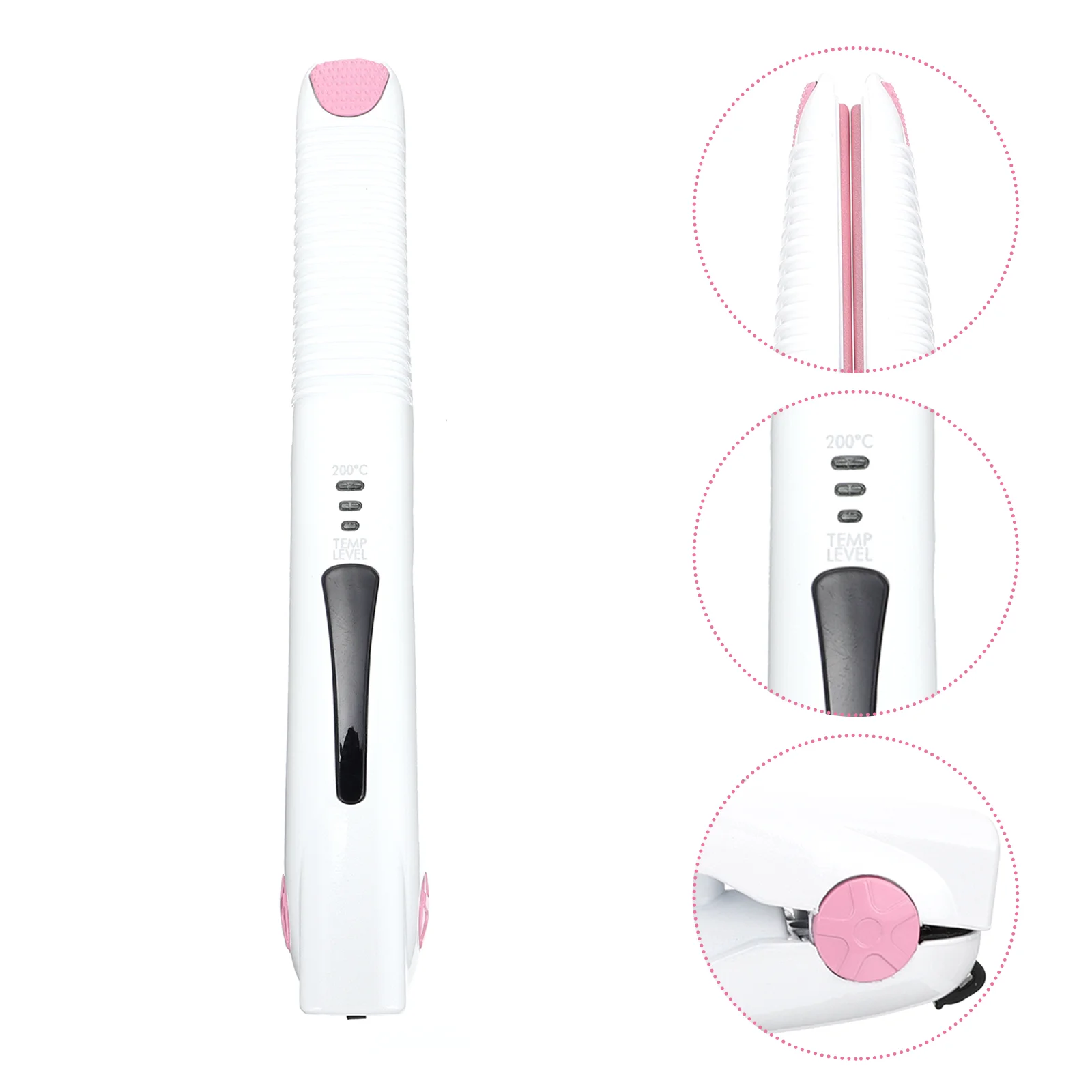 

Hair Rollers Straightener Curler Travel Styling USB Rechargeable Cordless Wireless