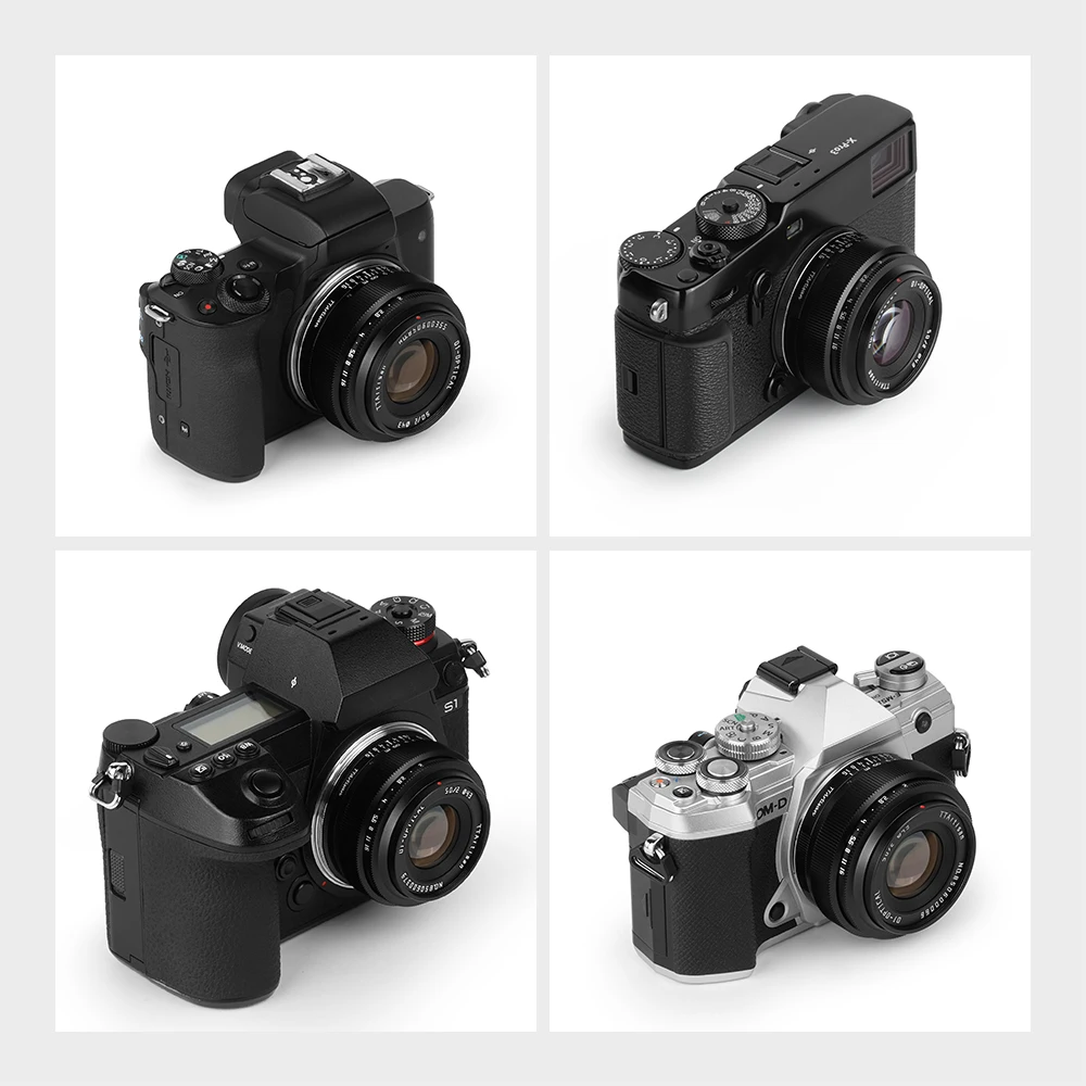 TTartisan 50mm F2 Lens Full Frame MF for Sony E Fuji X Canon EOS-M RF Nikon Z Leica Panansonic L Mount Cameras 5