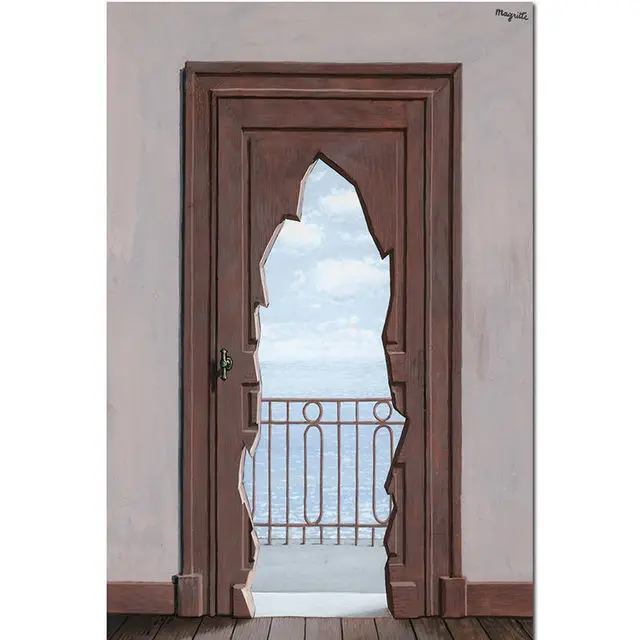 Surrealism Paintings by Rene Magritte Printed on Canvas 8