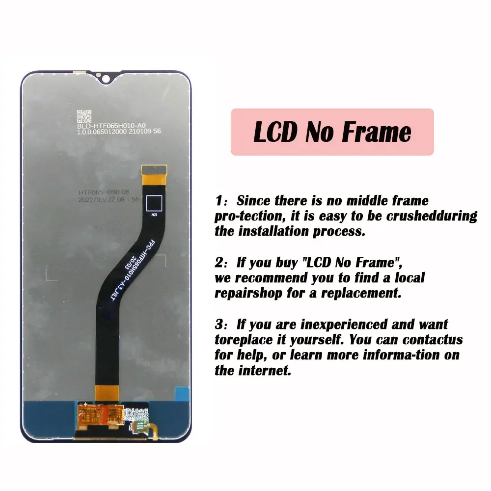 1 PCS 6.5'' For SAMSUNG A20s A207 A2070 SM-A207F LCD Display Screen Digitizer Assembly Repacement For Samsung A20S lcd