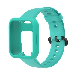 High-Quality Soft and Durable Silicone Wristband with Protective Watch Case for Redmi Watch 2 (10)