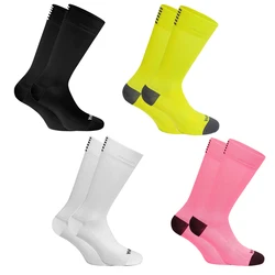 4 Pairs High Quality Professional Brand Competition Cycling Socks Men Women Sport Riding Socks Mesh Breathable Road Bicycle Sock