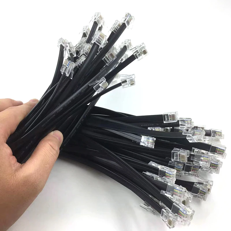 

10Pcs/Lot 35cm EV3 Data Line Crystal Connector Cable Sensor Motor Building Blocks Model Parts Fit For MOC EV3 NXT Robot 45544