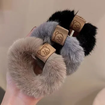 Korean Plush Hair Rope Scrunchies 1