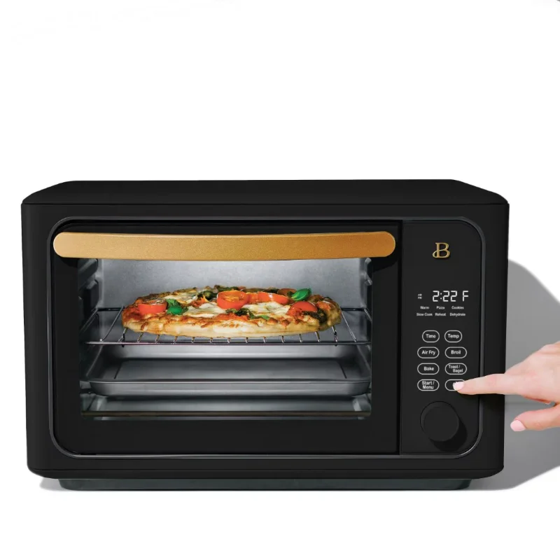 Elegant 6 Slice Touchscreen Air Fryer Toaster Oven