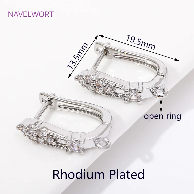 18K vergoldete Ohrhaken, Ohrhaken, Messing, Metall, Ohrringverschlüsse, Beschläge für DIY-Frauen, Ohrringe, Herstellung von Zubehör – Detail 32