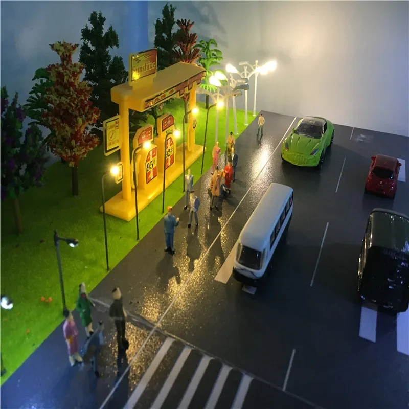 1:25-1:300 architekto nische Sand Tisch Material Landschaft kleiner Mann Simulation Charakter bunte Modell Figur Mini Mann – Detail 5