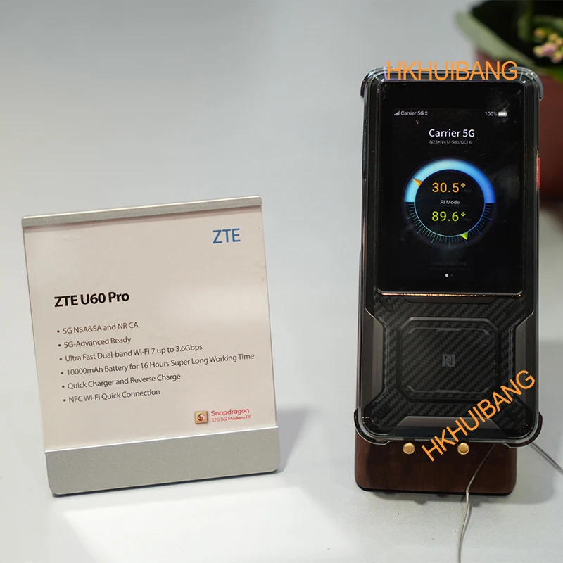 New ZTE U60 Pro MU5250 5G Pocket WiFi Router 5G-A Qualcomm SDX75