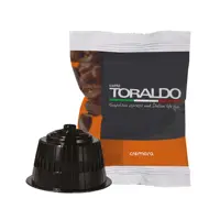 КОФЕ TORALDO |   Dolce Gusto Совместимость * |   Избранный, поджаренный и обжаренный кофе в Италии. |   Эксellence Неаполитанского кофе (200 капсул, сливочная смесь)