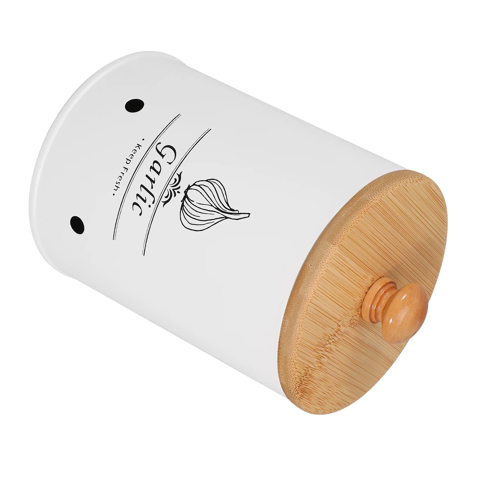 

Storage Jar Beans Garlic Keeper Ginger Home Supplies Can Container for Holder Kitchen Onion Household