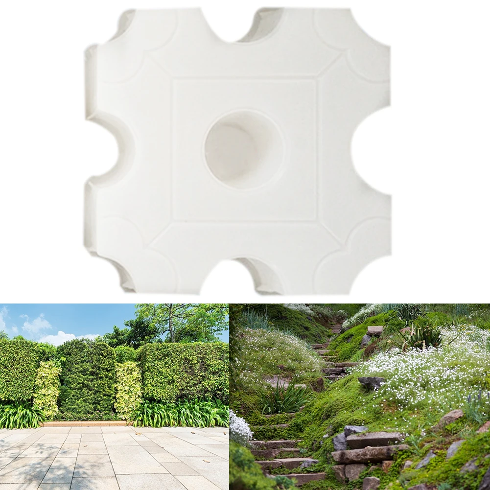 Garden Pavement Tool Courtyard Path Lawn Concrete DIY Paving Cement Brick Mold