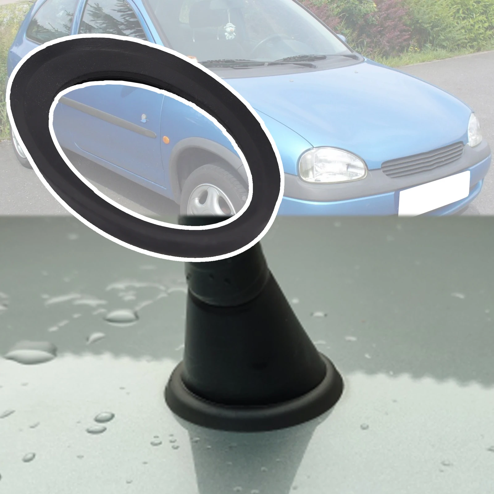 Cuscinetto Della Guarnizione Della Guarnizione Della Base Dell'Antenna Dell'Antenna Della Frusta Dell'Albero Del Tetto Per Opel Vita Chevrolet Vauxhal