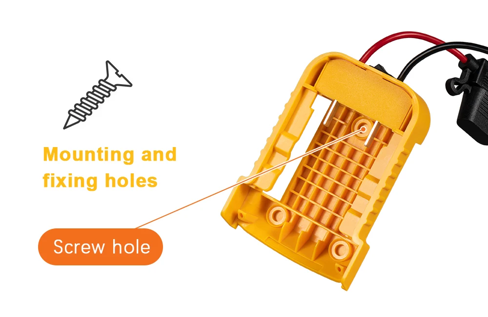 External Battery Adapter Converter for DEWALT 18V/20V/54V Battery DIY Power Tool