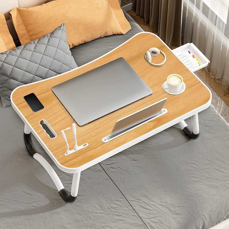 Portable Foldable Laptop Desk with USB Light